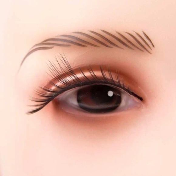 4 pairs Rhinestone False Eyelashes Black Falsies Strip Lashes Eyelash Extension - Picture 5 of 8